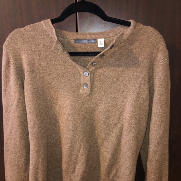 Belinda Robertson brown button sweater - Picture 3 of 4